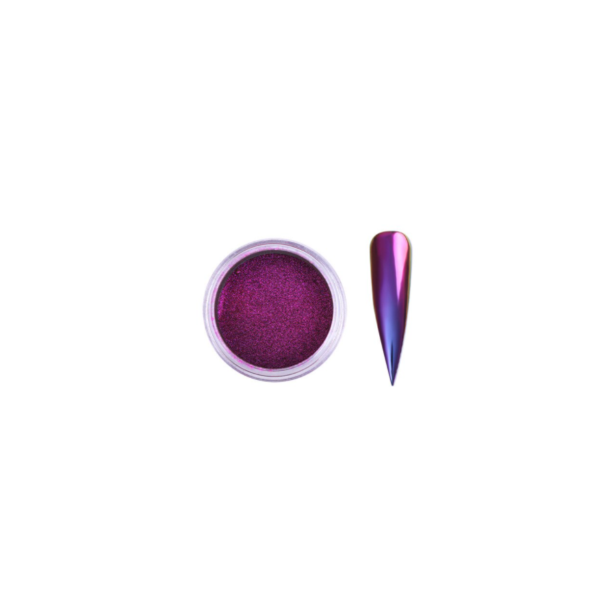 Chrome effet caméléon violet bleu  - 1